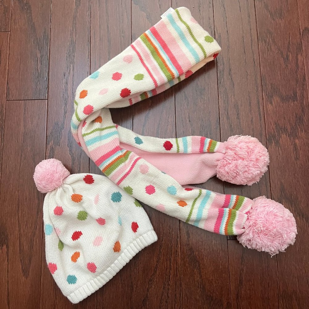 Gymboree Cupcake Cutie Winter Hat Beanie & Scarf